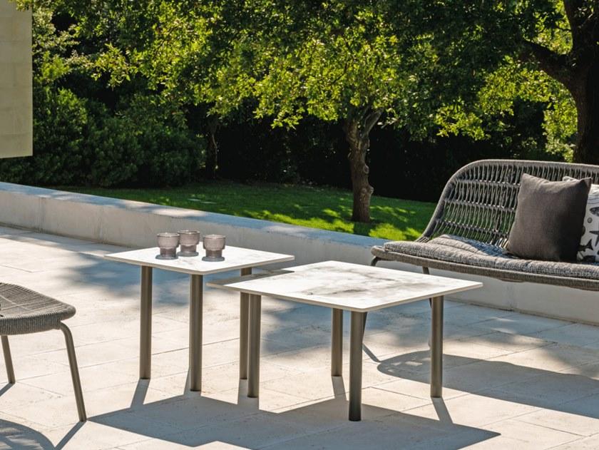 Talenti Квадратный журнальный столик из керамогранита Panama Pantc50, pantc70 - Вид №2