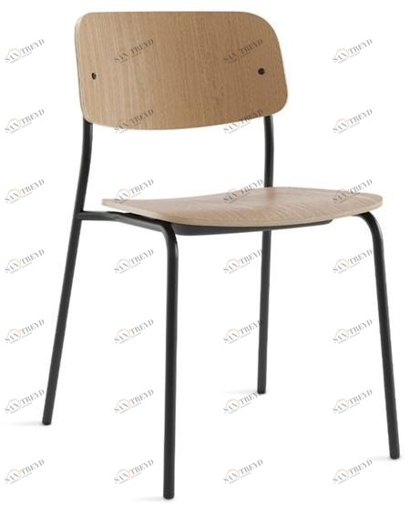 COLOS Стул из фанеры с окрашенной стальной конструкцией Daily sun-id-1462484