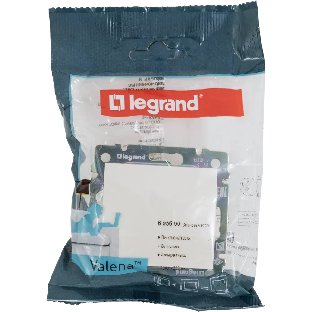 Выключатель Legrand Valena Classic одноклавишный для скрытого монтажа в цвете слоновая кости 11273581 STLM-1329745 - Вид №6