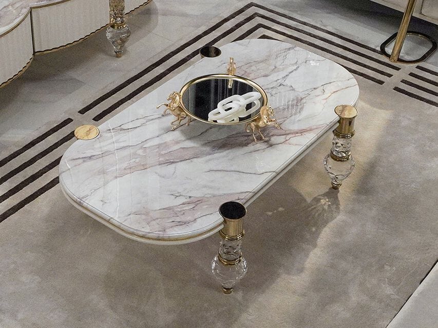 Овальный журнальный столик Zebrano Velovis ARCH-00062297 - Вид №3