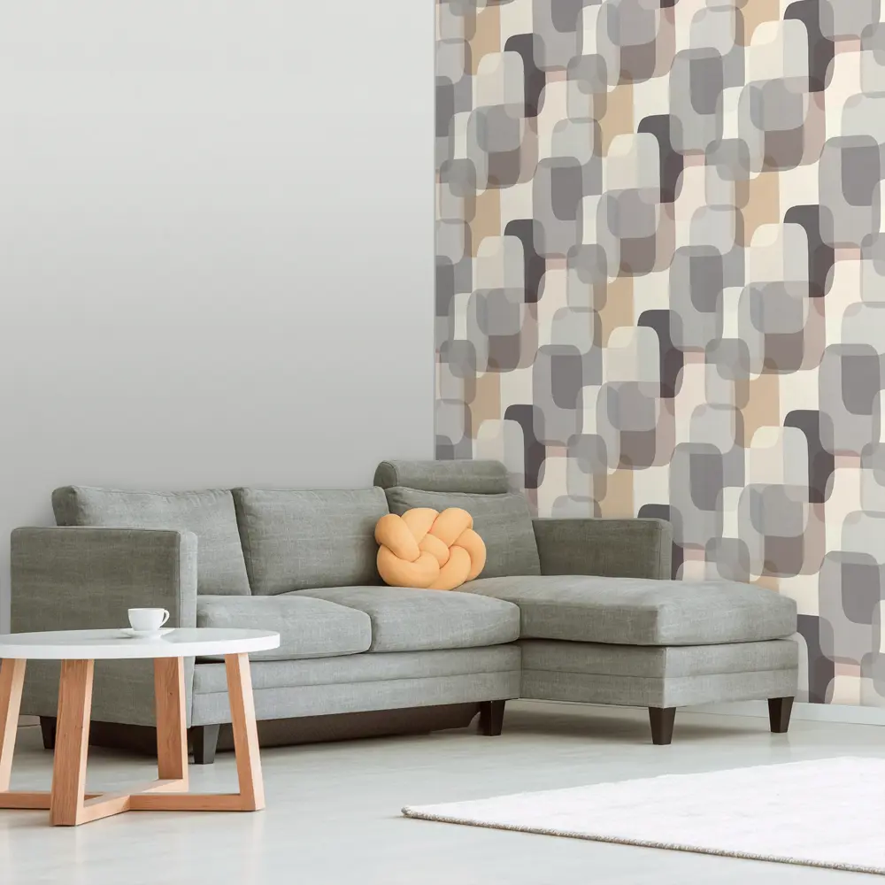 Обои флизелиновые Deco-Deco Studio серые 1.06 м DD6027-24 86549304 STLM-2092074 - Вид №3