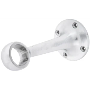 Крепление труб к стене проходное усиленное, цвет хром