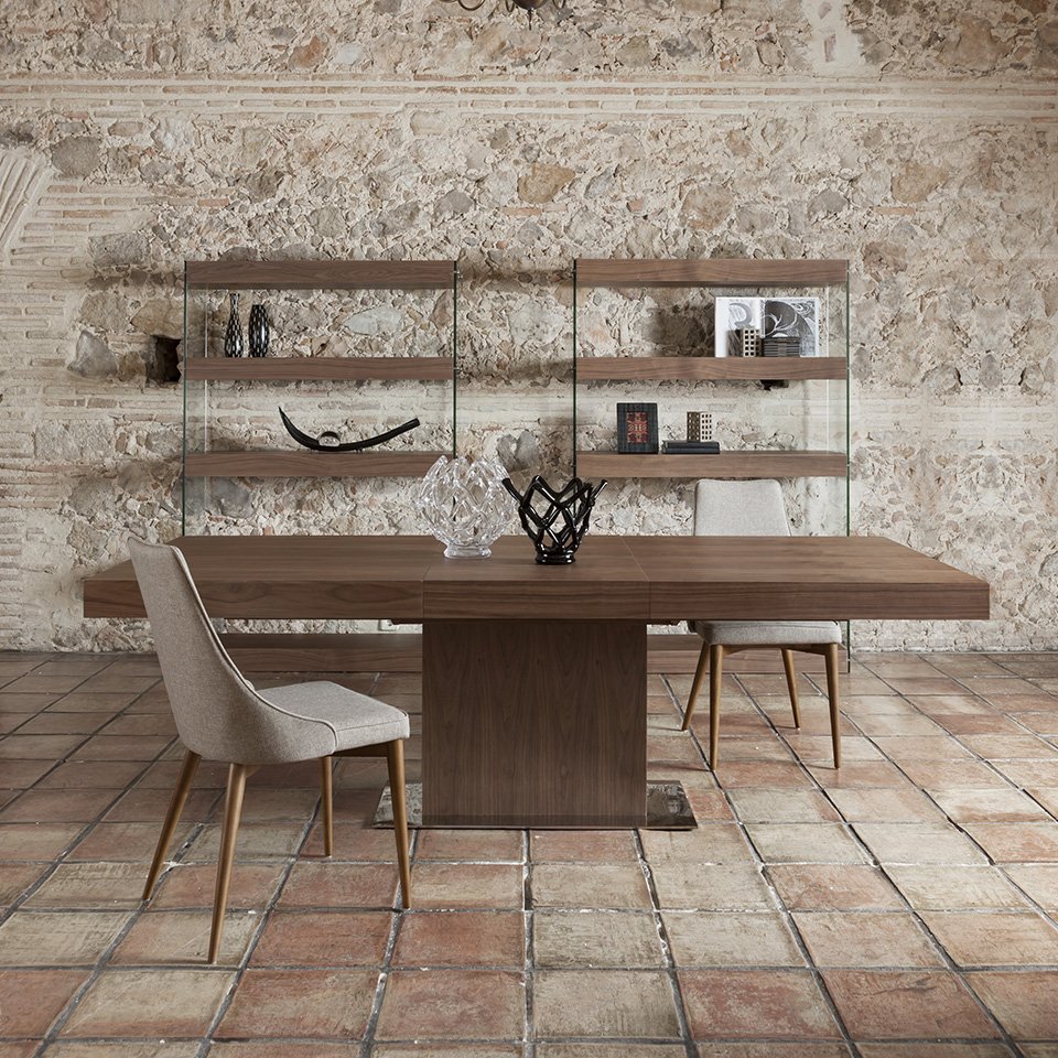 Обеденный стол прямоугольный деревянный серый Atemporal от Angel Cerda ANGEL CERDA BLANCOWHITE 00-3865667 Серый  - Вид №3