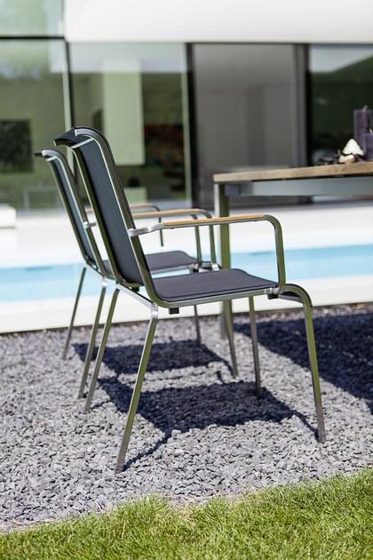 FISCHER MÖBEL Штабелируемый садовый стул с подлокотниками Modena sun-id-1509756 - Вид №15