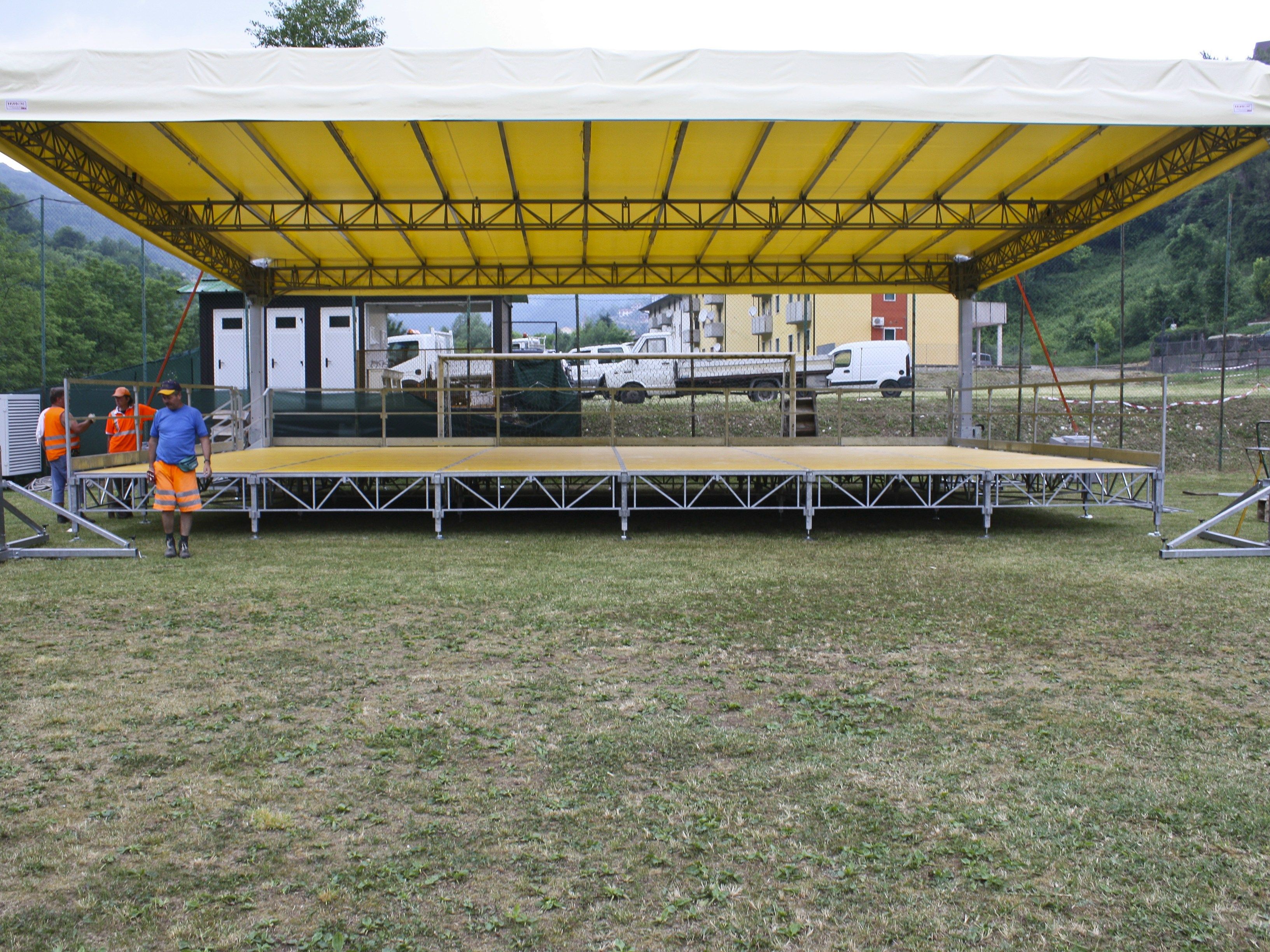 Стальная кровля с алюминиевыми фермами SELVOLINA SPRINT ARCH-00098885 - Вид №4