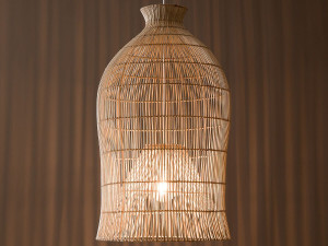 Плетеный подвесной светильник