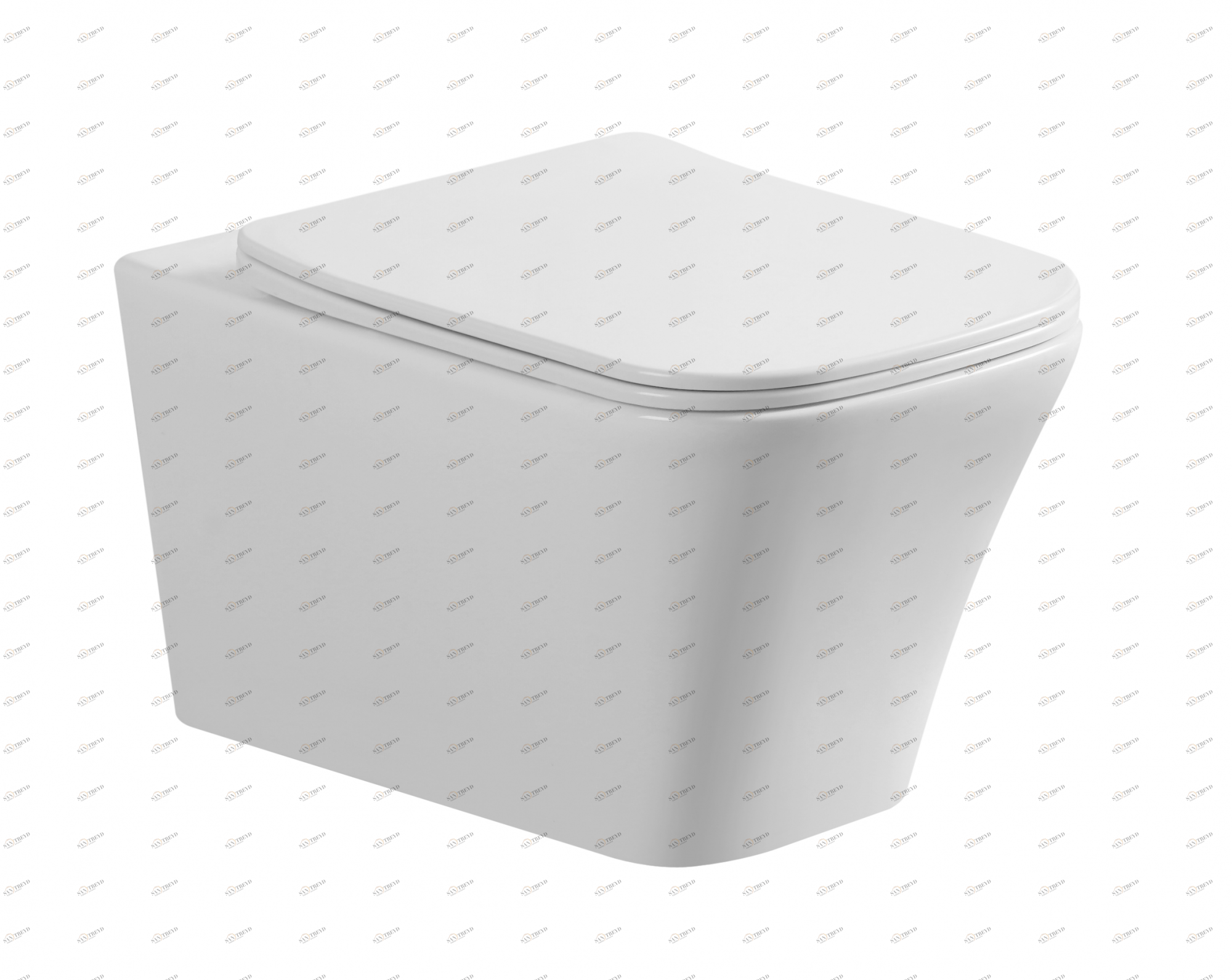 Унитаз подвесной безободковый Art&Max PLATINO Подвесной унитаз настенный Белый ART&MAX  Китай 