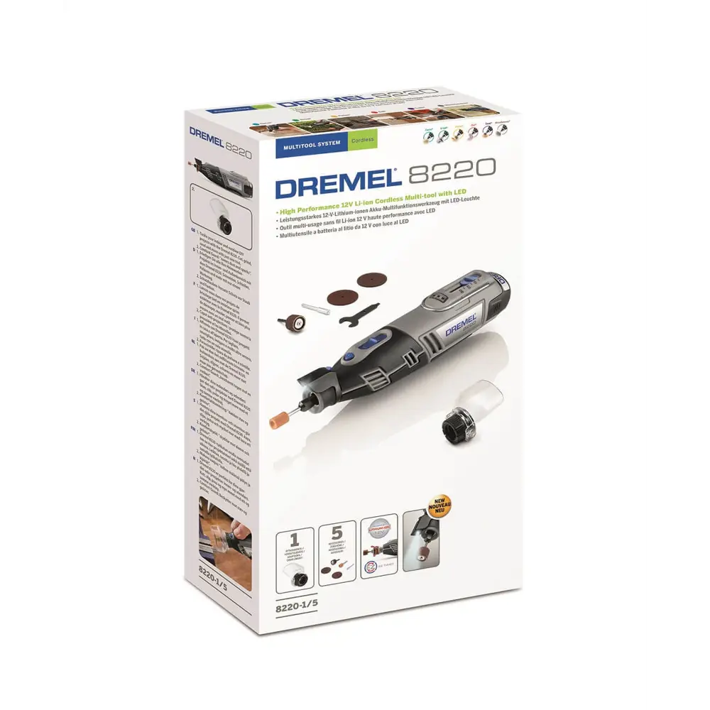 Аккумуляторный гравер Dremel 8220-1/5, F0138220JD, 12 В Li-ion 2 Ач STLM-2011129 - Вид №3