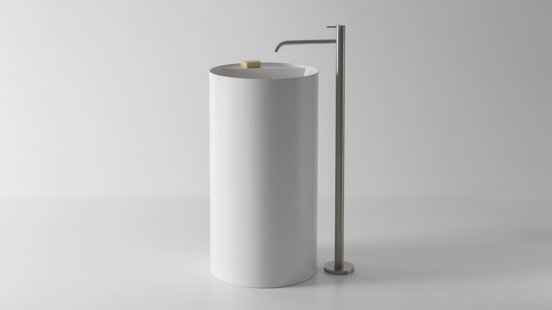 Simplo85 Напольная раковина стоящая прямоугольная Antoniolupi  - Вид №11