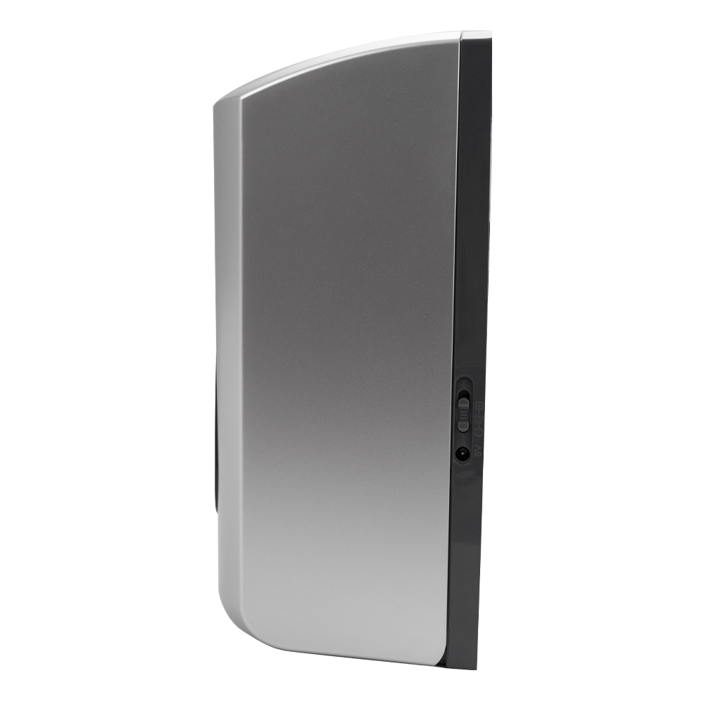 GFmark - Дозатор СЕНСОРНЫЙ, ПЕНА, пластик АБС, СЕРЫЙ, большой, с глазком - капля, 1000 мл,, код: 6397  - Вид №3