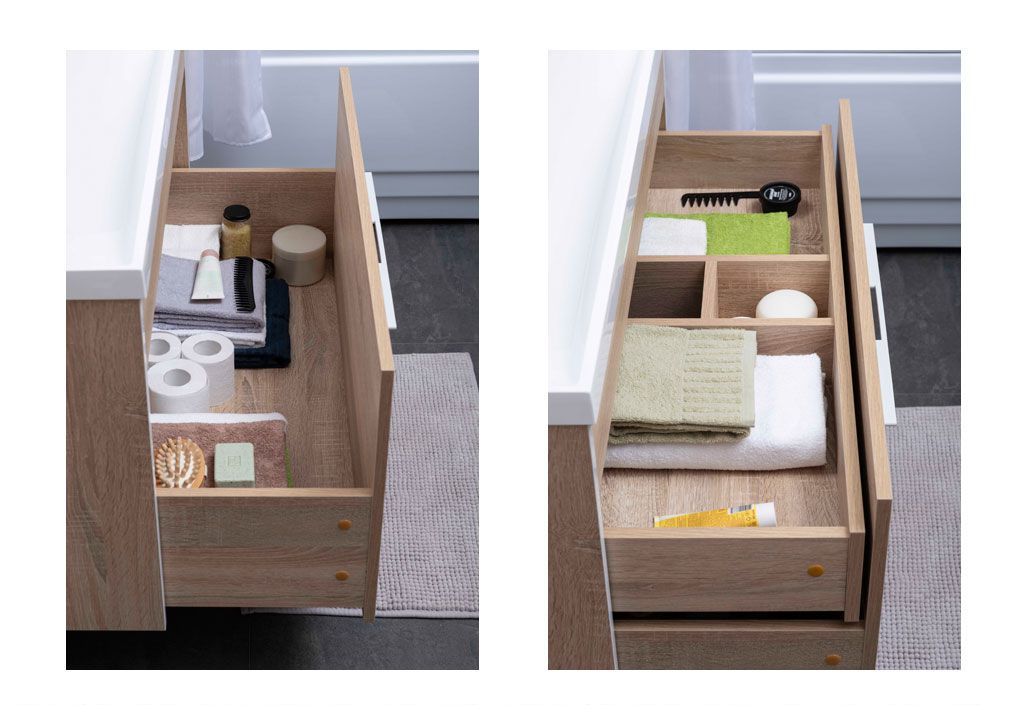 Мебель для ванной Aquanet Августа 100 дуб сонома 00225241 - Вид №9