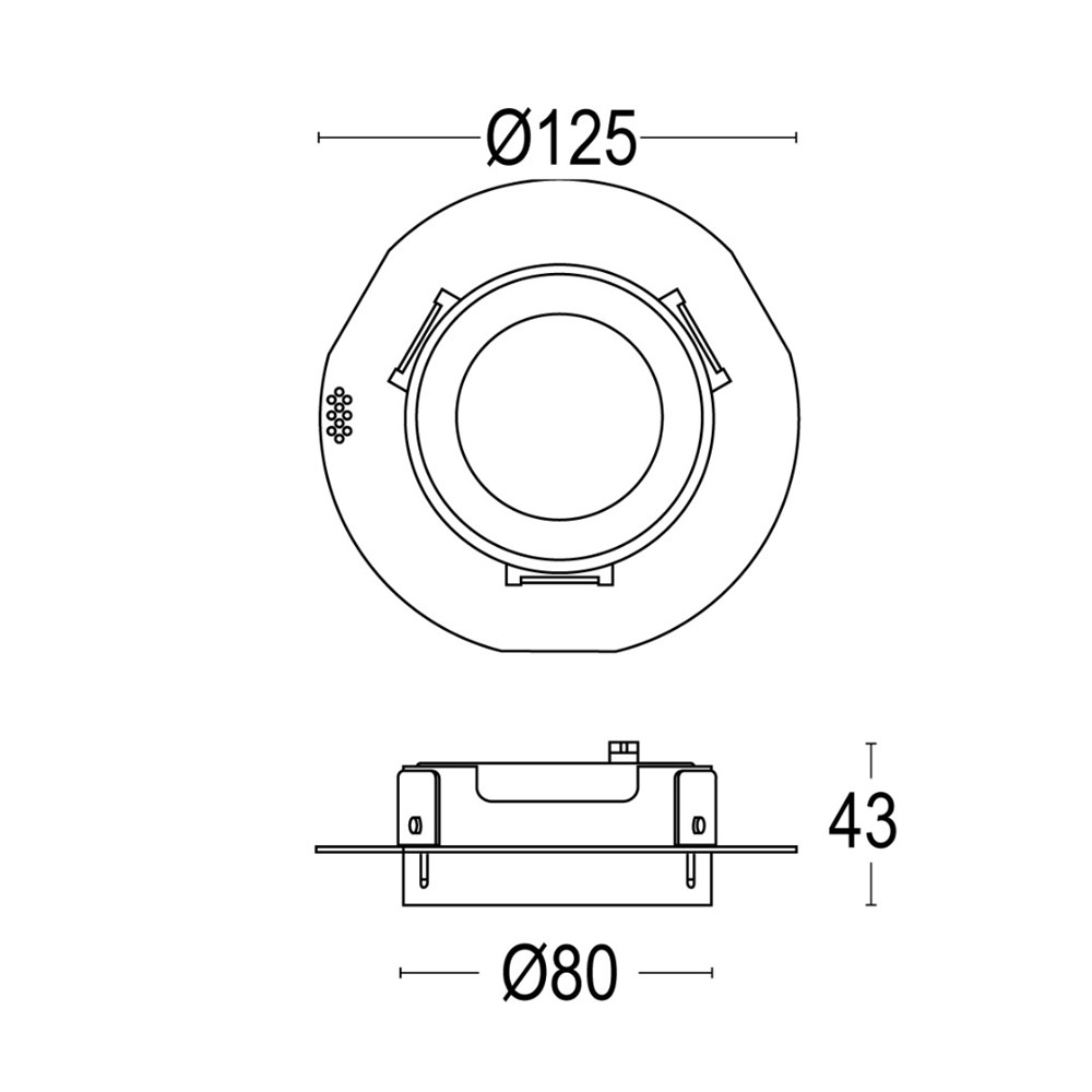 Comfort Dark RD Trimless Ghidini Comfort Dark RD .01 Белый (Матовый)  - Вид №1