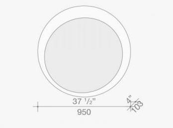 Lema Круглое зеркало в раме sun-id-1408974 - Вид №6