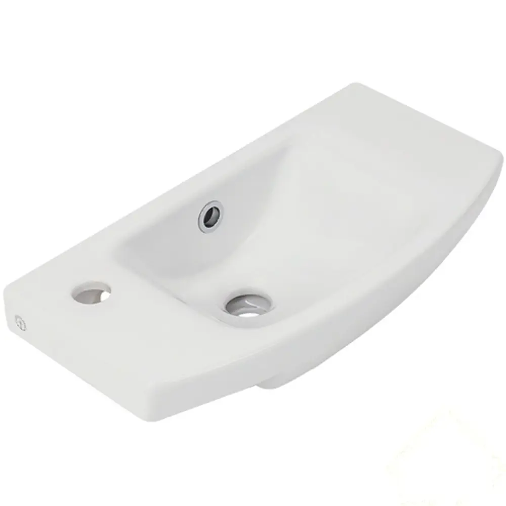 Раковина Gustavsberg Logic с отверстиями слева, 50x26,5 см 12078403 STLM-2044859 Без серии