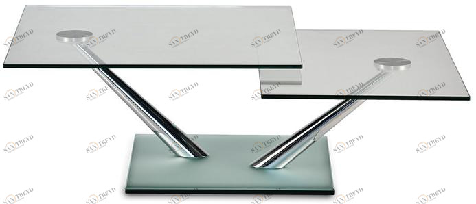 NAOS Раскладной квадратный журнальный столик из хрусталя sun-id-1349834