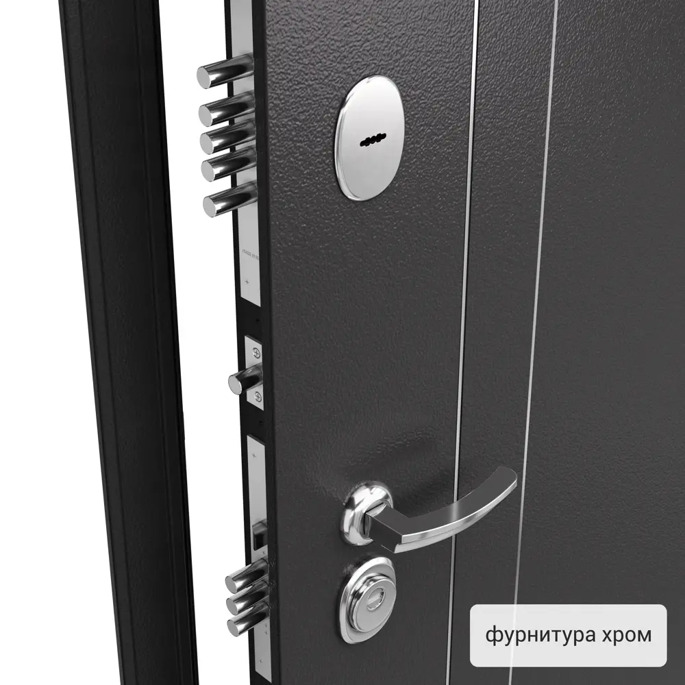 Дверь металлическая Контрол Танганика, 880 мм, левая, цвет орех TOREX STLM-2173405 - Вид №8