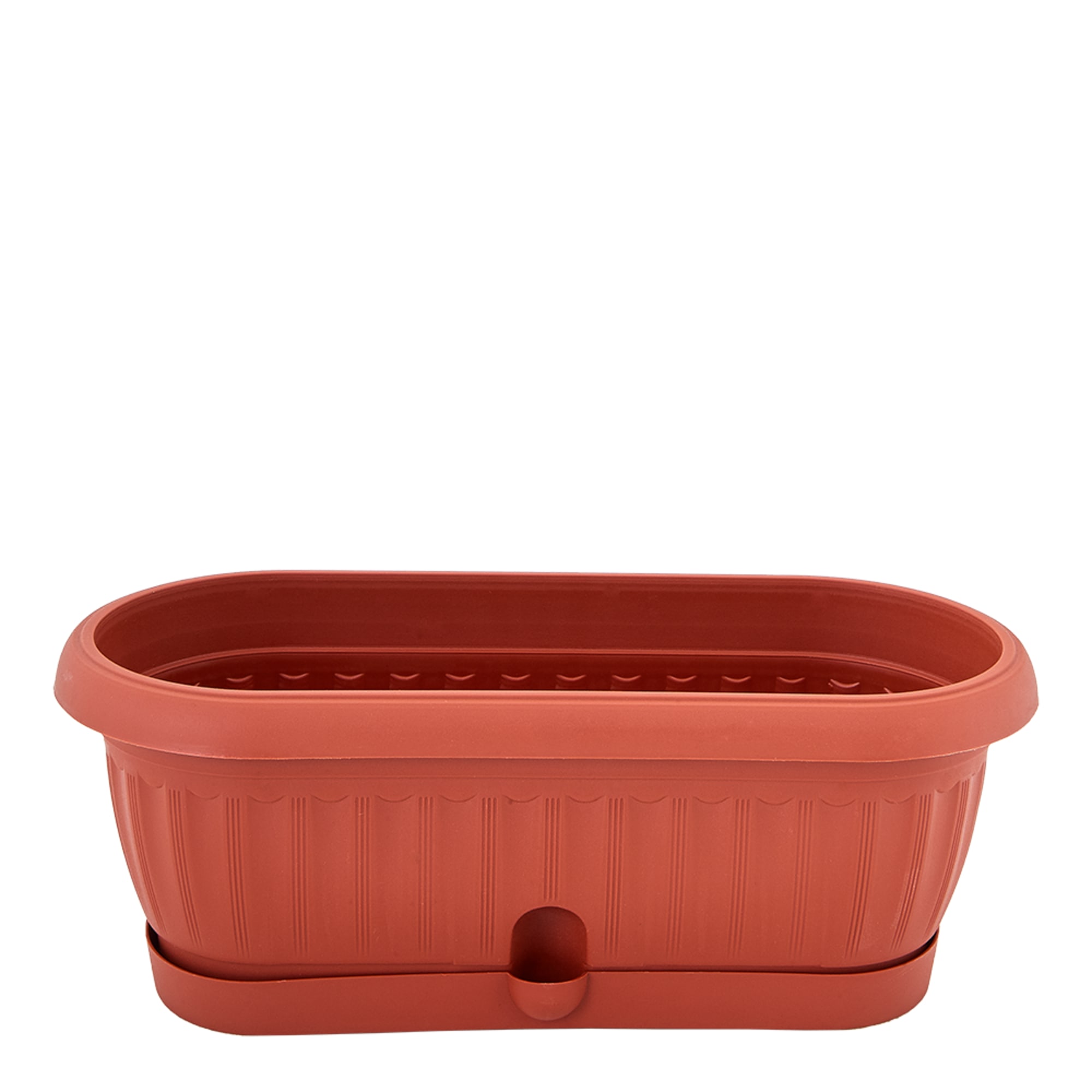 85650170 Горшок цветочный Терра ø26.5 h10.2 см v1.2 л пластик терракот Santreyd 