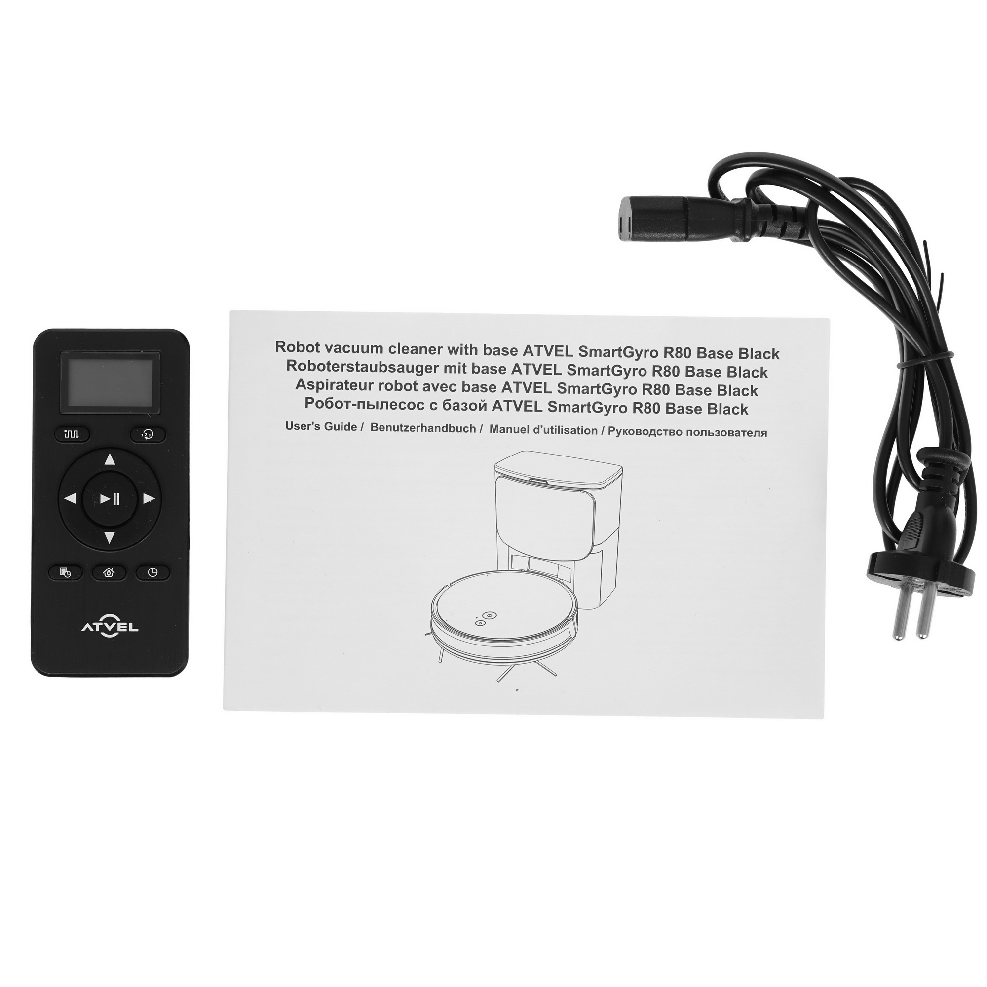 9061623 Робот-пылесос Atvel R80 черный STDN-0088518 - Вид №9