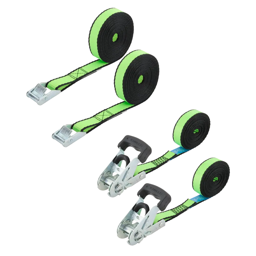 Набор крепежных ремней с крюком  25 ммx5 м 4 шт. STANDERS STLM-2051966