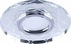 Светильник потолочный встраиваемый с подсветкой 11 см хром CD983 32440 FERON ДИЗАЙНЕРСКИЕ 00-3955484 Хром