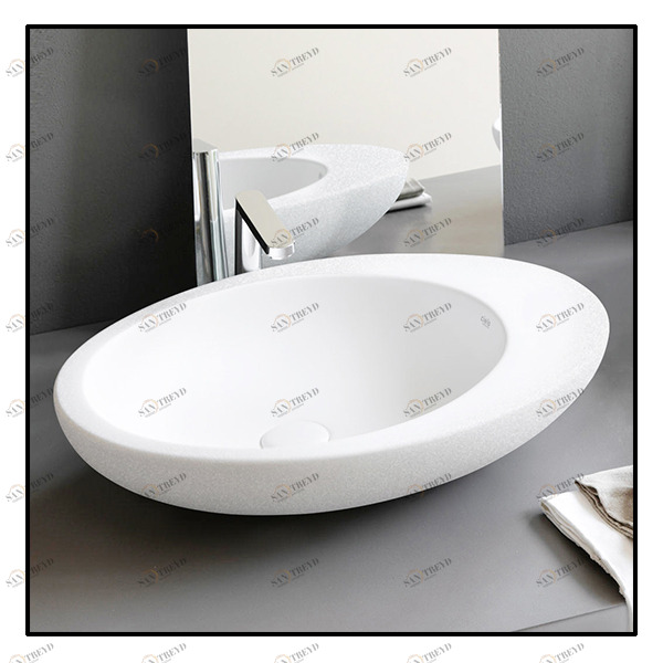 LGLA60ST Накладная раковина на столешницу  овальная Ceramica Cielo 