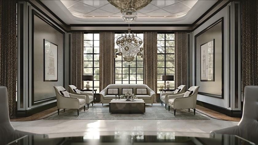 Bellotti Ezio 3-х местный тканевый диван Palais royal 2016-43 - Вид №1