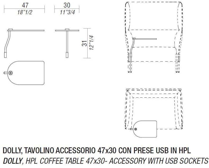 ESTEL GROUP Мягкое кресло из ткани с высокой спинкой Dolly sun-id-1471007 - Вид №14