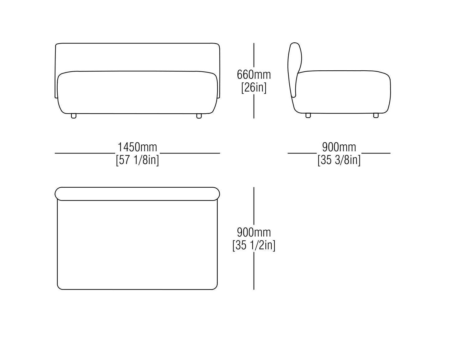 Модульный тканевый диван MisuraEmme Rosè ARCH-00066839 - Вид №12