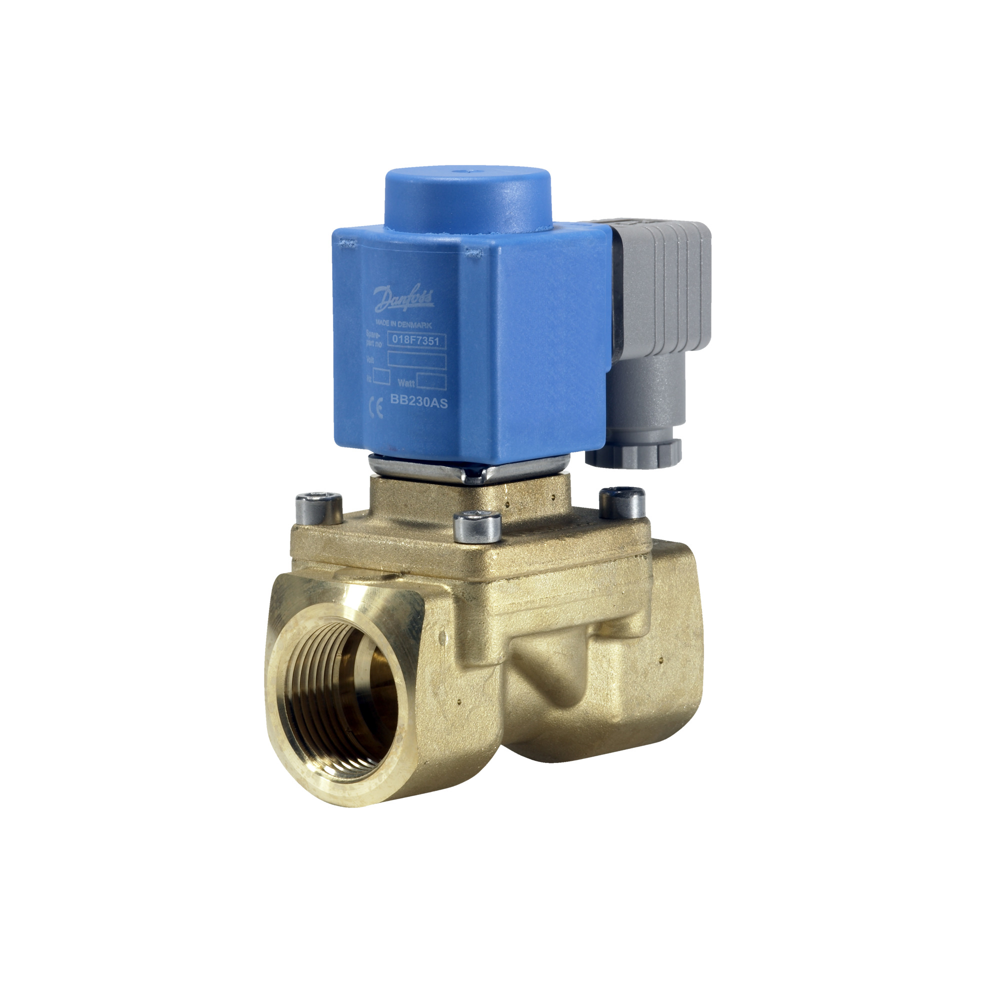 Danfoss EV250B — двухходовые электромагнитные клапаны с принудительным подъемом Клапан электромагнитный EV250B 032U158002  - Вид №9