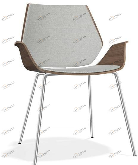 Casala Мягкое деревянное кресло с подлокотниками Centuro iii 1932/10-11