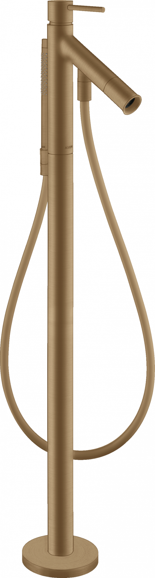 10456140 Смеситель для ванны однорычажный напольный со штыревой ручкой AXOR STARCK