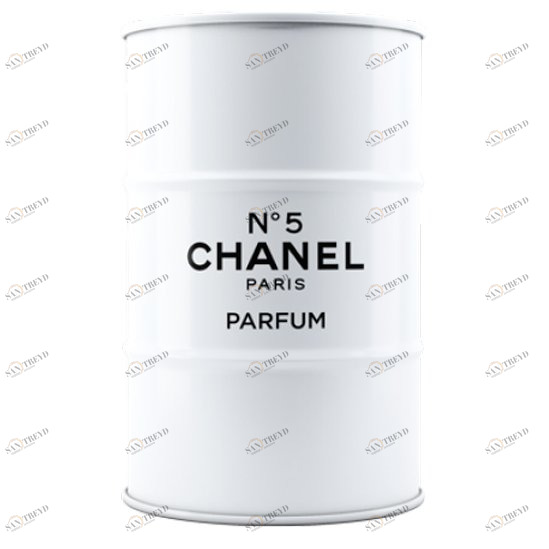 Бочка металлическая декоративная Chanel №5 white L STARBARREL  014406 Белый 