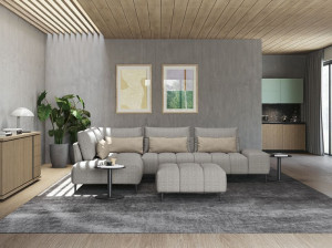 Модульный тканевый диван