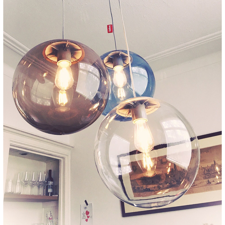 Лампа подвесная Spheremaker, 1 плафон, малиновая Fatboy 100297 - Вид №4