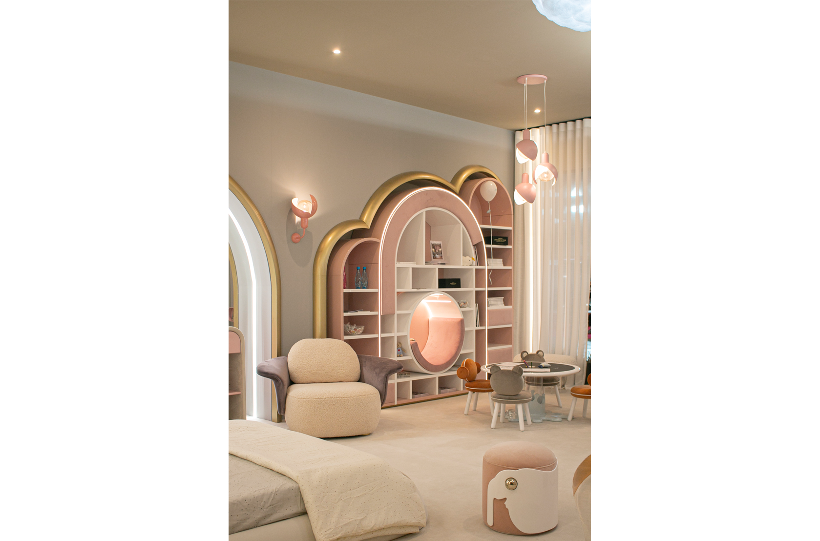 CIST784 Детские пуфики Слон Circu  - Вид №7