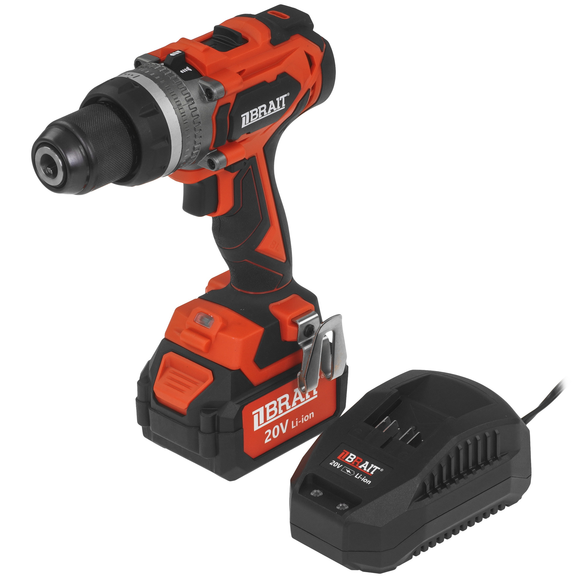 Дрель-шуруповерт BRAIT BCDI20-4PUMBL-1 PRO 9230663 STDN-0136508