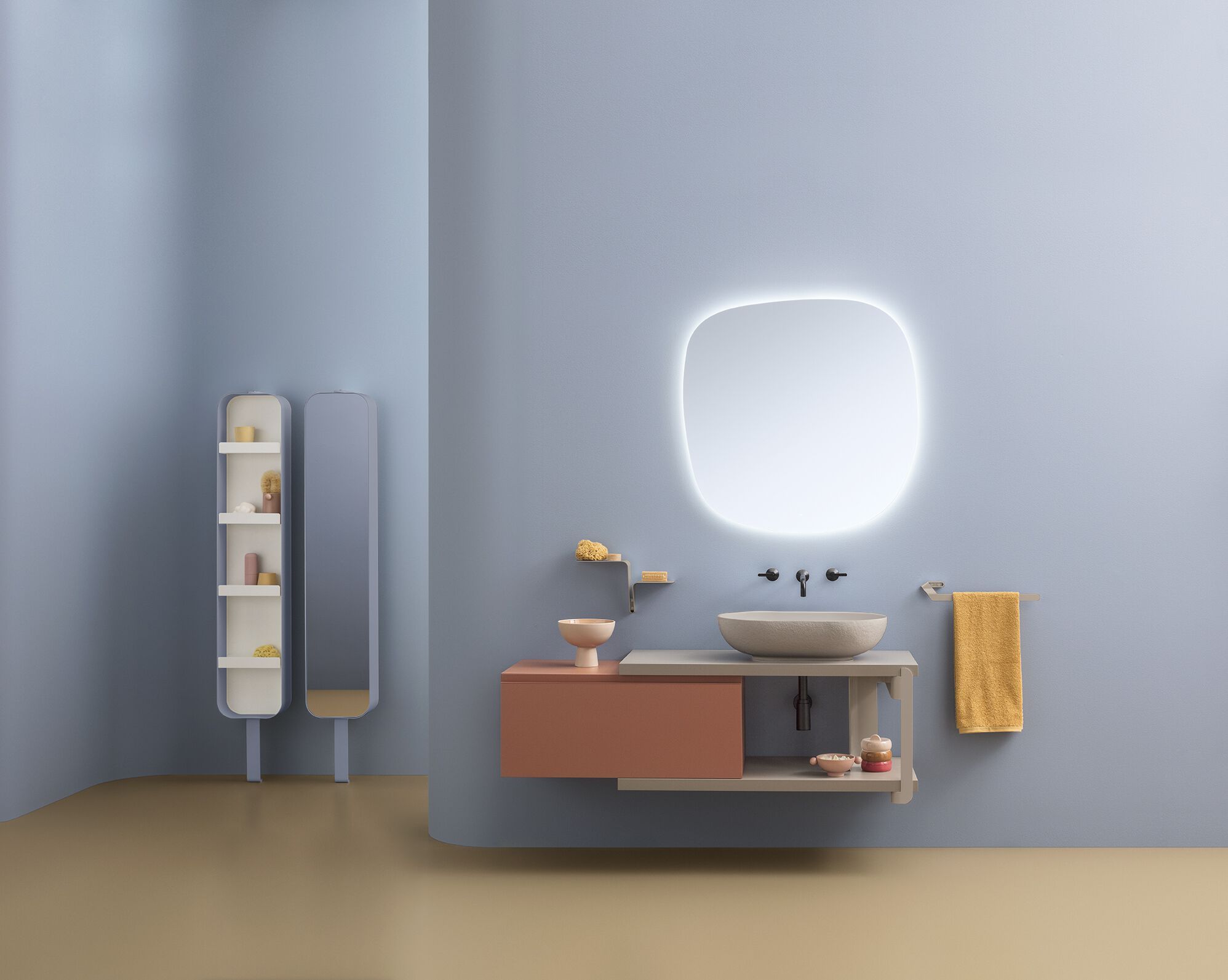 Подвесной умывальник с ящиками ARBLU Тюльпан ARCH-00048149 - Вид №8