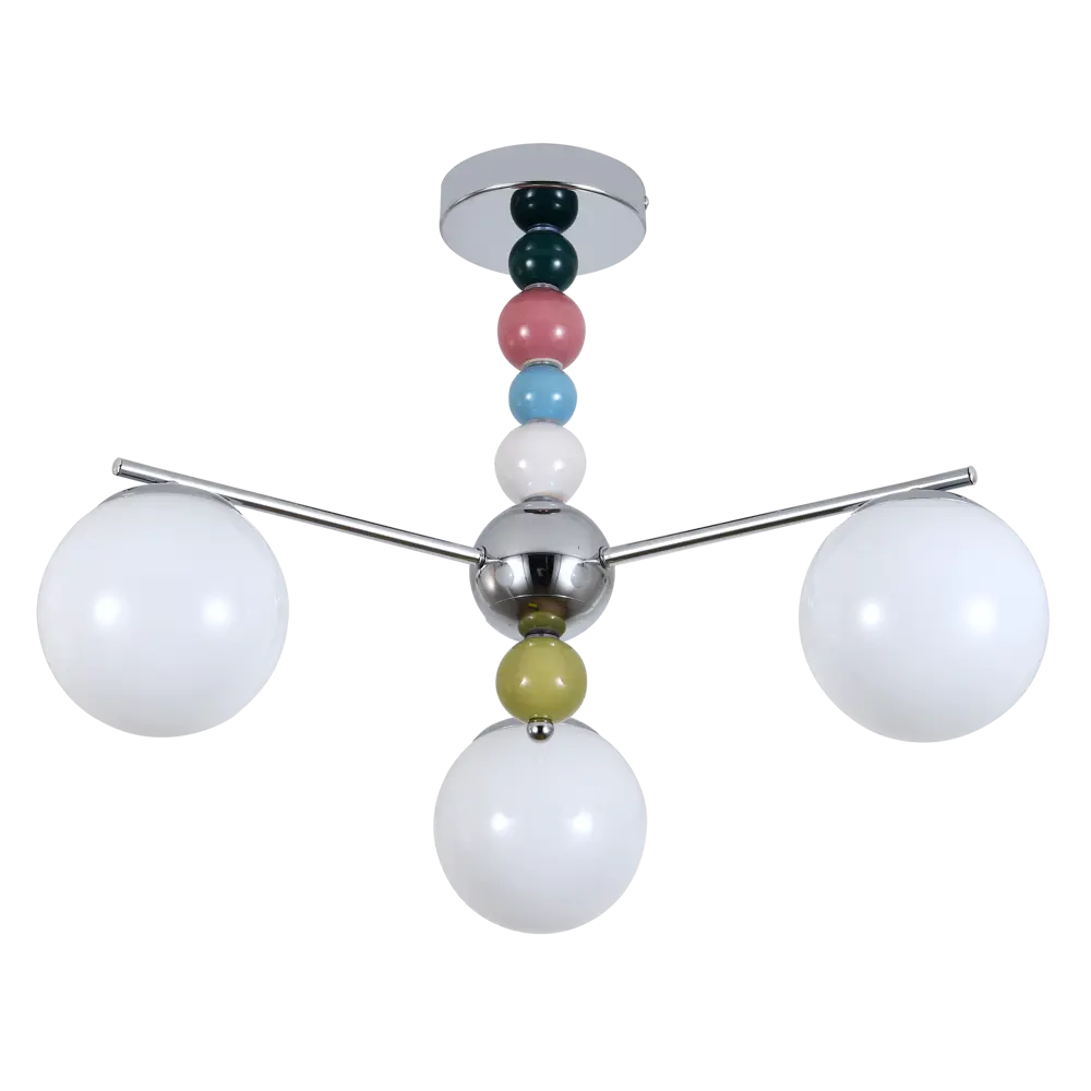 Люстра подвесная Opulence 3 лампы 7 м² цвет хром Escada STLM-2082767 - Вид №1