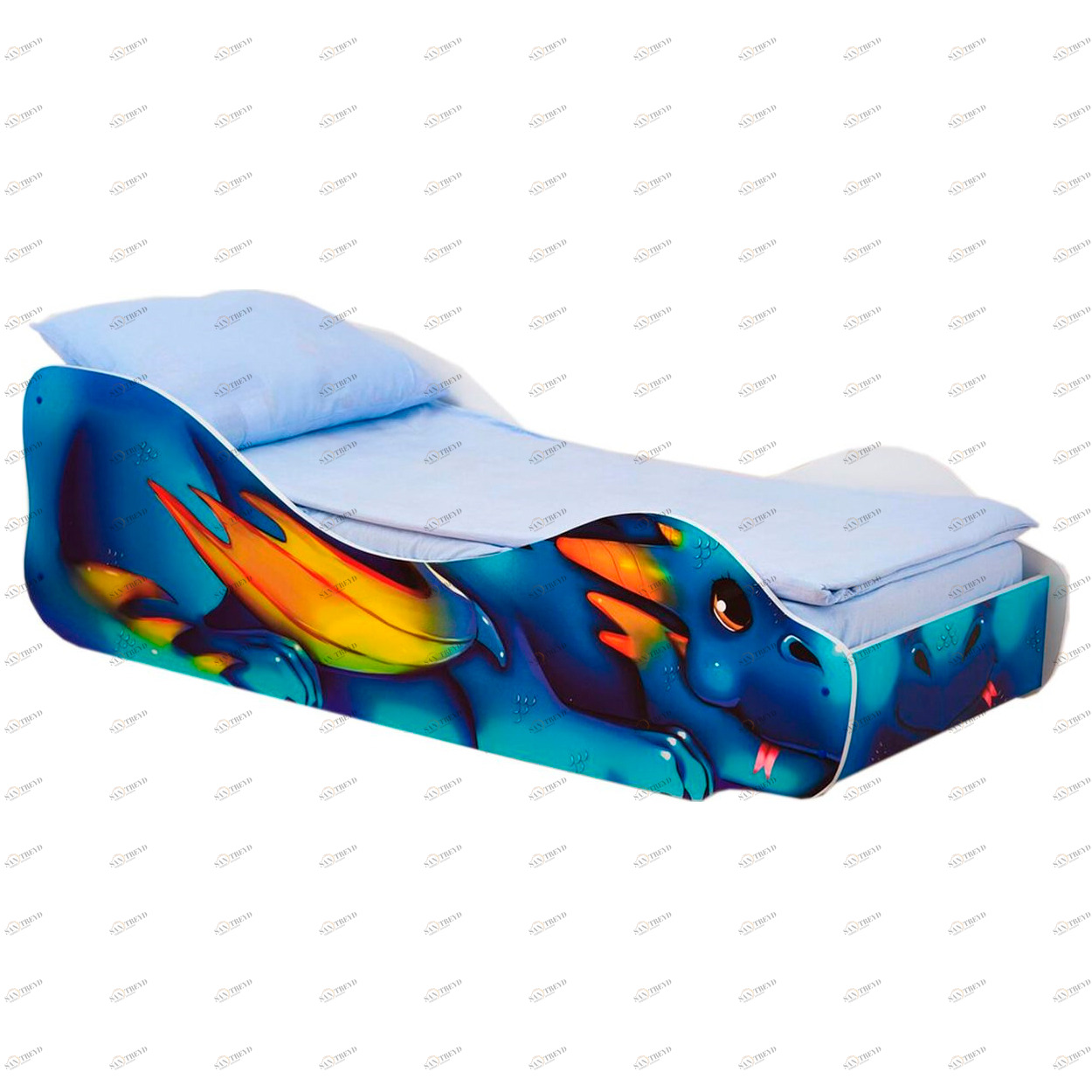 Детская кровать "Дракоша Огнедыш" БЕЛЬМАРКО  326793 Синий Santreyd 