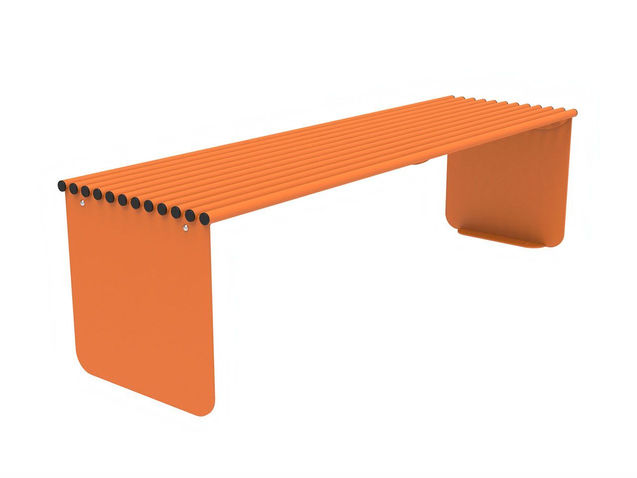 Скамейка из листового металла и труб Lazzari весна ARCH-00019520 - Вид №2