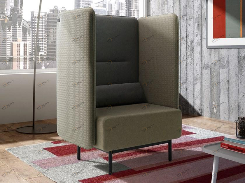 Leyform Кресло из огнестойкой ткани с разъемом USB Around sun-id-1454578