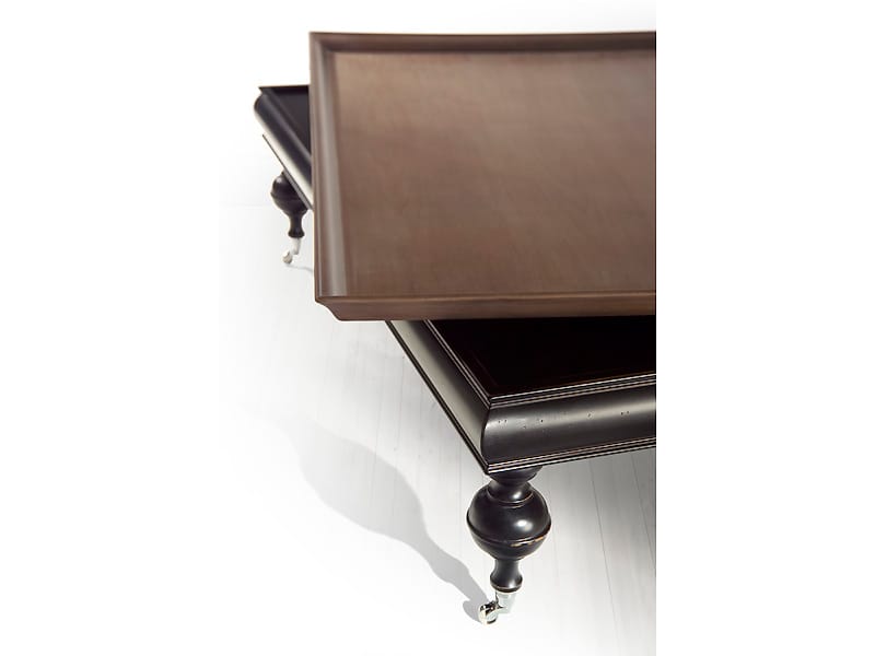 Низкий квадратный журнальный столик из массива дерева MARIONI ARCH-00148043 - Вид №3