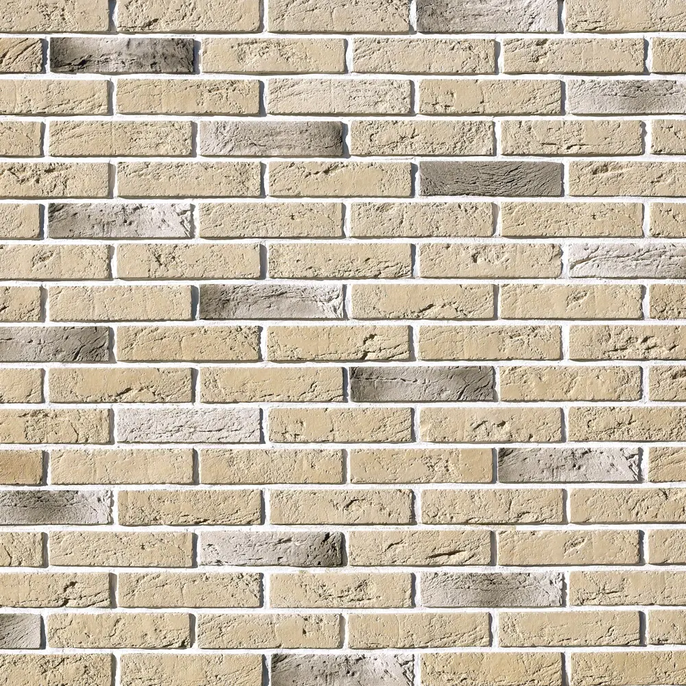 WHITE HILLS Дерри Брик - декоративная плитка под кирпич в бежевых тонах 18025564 STLM-0009294