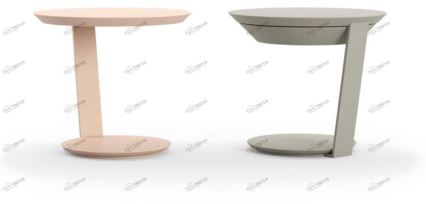 Presotto Низкий круглый металлический журнальный столик Point | tavolino sun-id-1391454