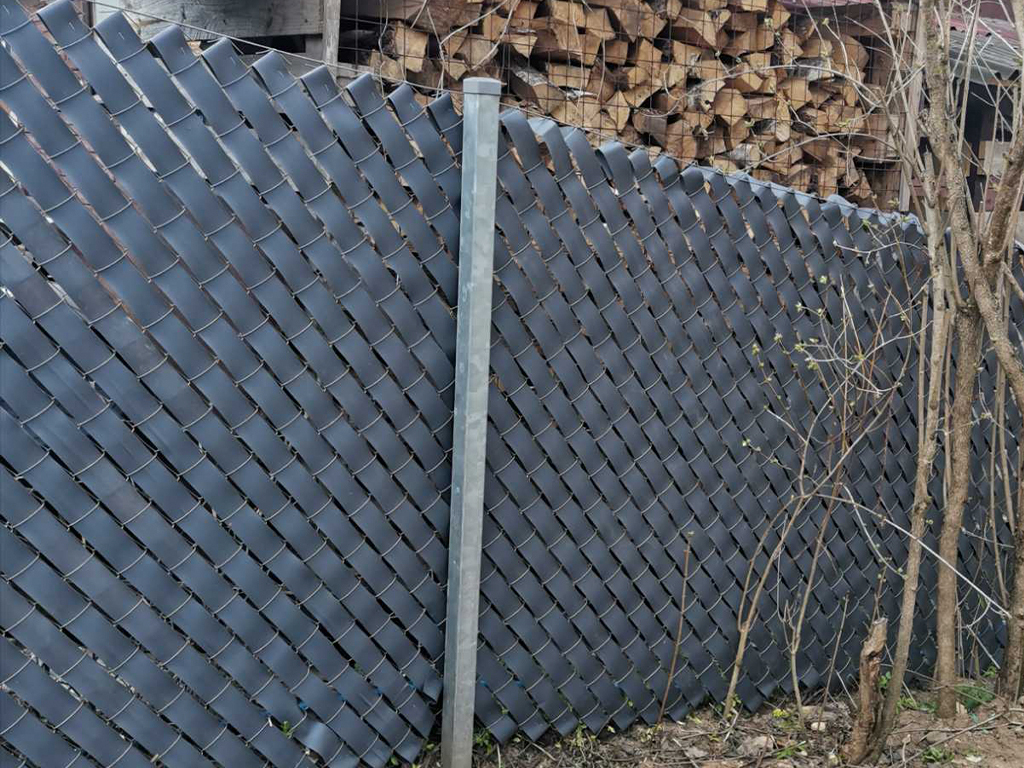 Заборная лента зелёная 48 мм ГеоПластБорд GPBST-177 - Вид №18