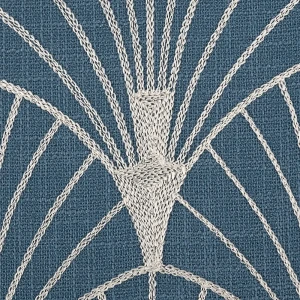 Наволочка декоративная GreatGatsby, 40x40 см, веер, цвет синий 82041961 STLM-2015852