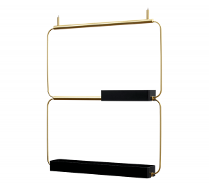 Ex.T Nudo Подвесная или настенная модульная система nudo-ottone_4