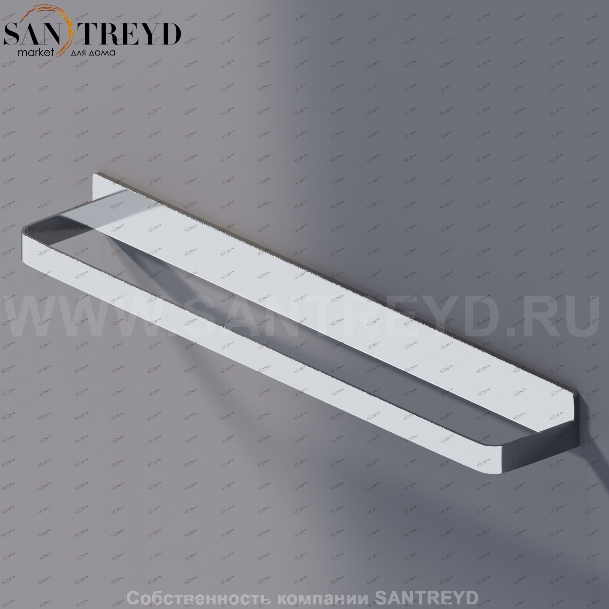 Agape MEMORY Полотенцедержатель 60 см хромированный AMEM859A