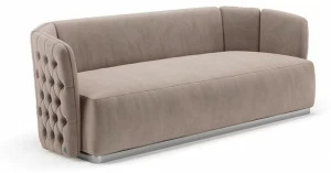 SM Living Couture Стеганый 3-местный бархатный диван Diamond Dvn_09b/10b