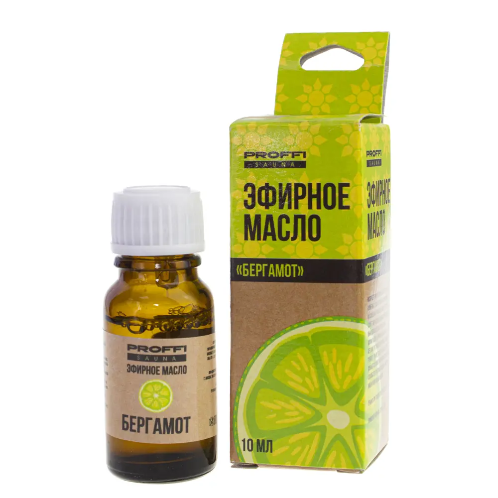 Масло эфирное для бани «Бергамот» 10 мл PROFFI SAUNA STLM-2169864